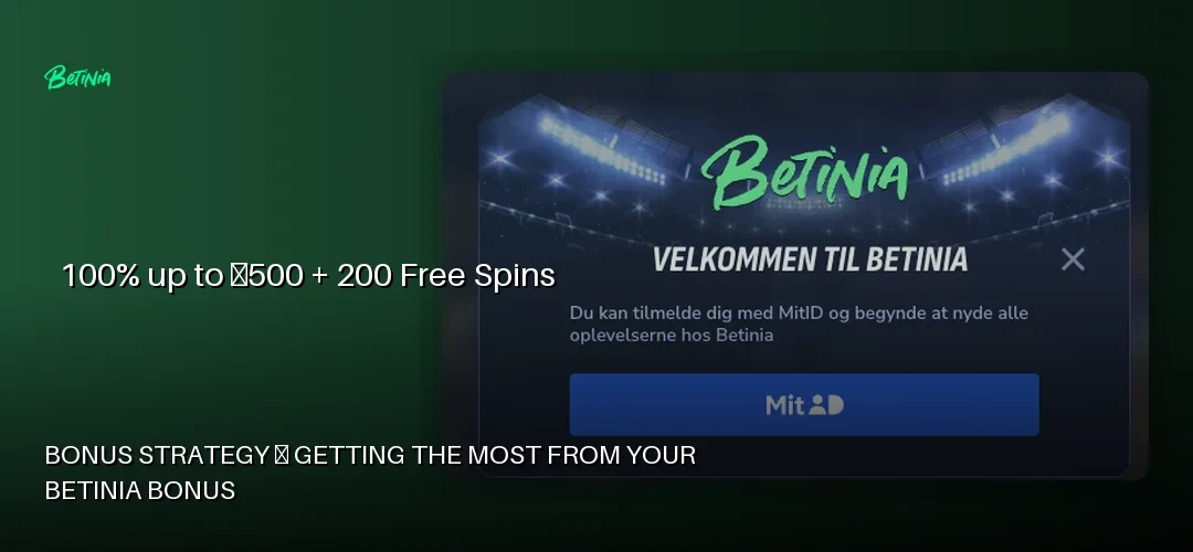 Betinia promotional banner